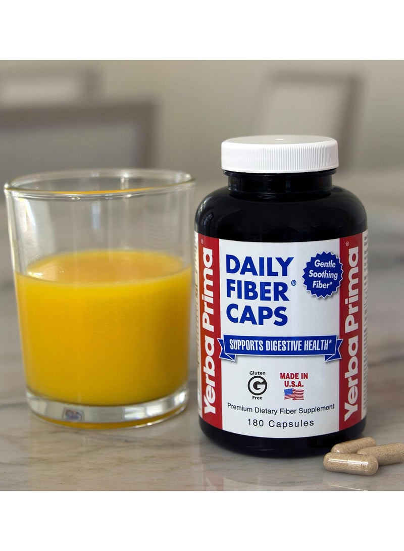 يربا بريما مكمل غذائي دايلي فايبر كابس - 180 كبسولة - Image 5