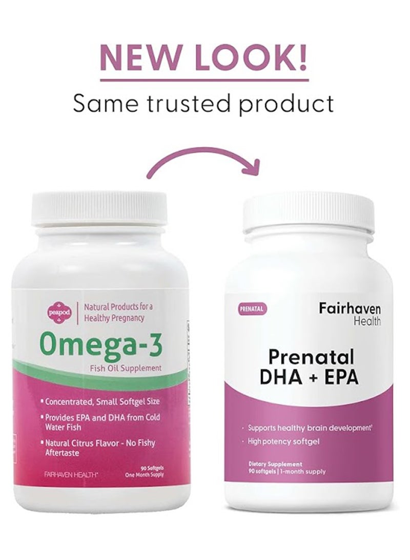 fairhaven health Pregnancy Plus Omega-3 Dietary Supplement - 90 Capsules  - Image 1