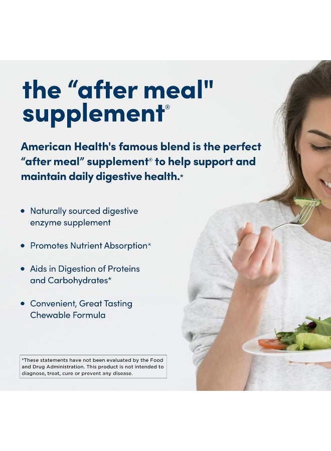 American Health Chewable Original Papaya Enzyme 250 Tablets - Image 1