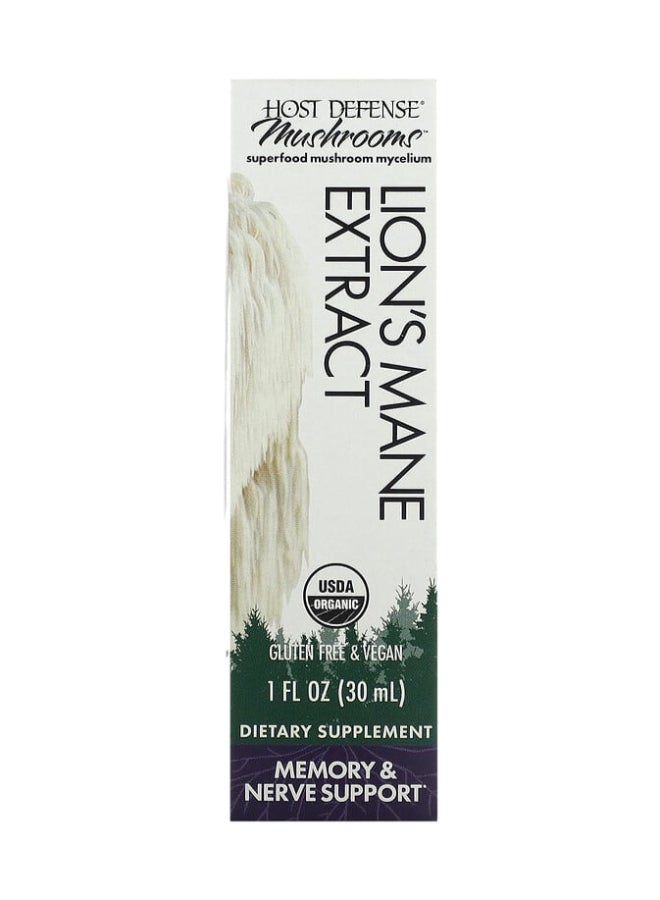 Host Defense Mushrooms, Lion'S Mane Extract, 1 Fl Oz 30 Ml - Image 1