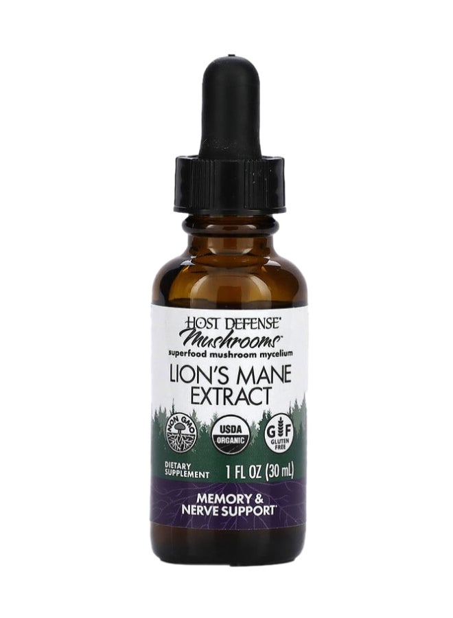 Host Defense Mushrooms, Lion'S Mane Extract, 1 Fl Oz 30 Ml - Image 2