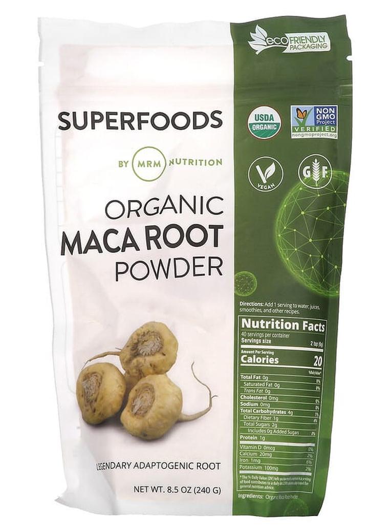 MRM Organic MACA Root Powder, 8.5 oz (240 g) - Image 1
