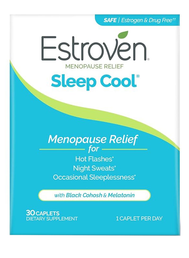 Estroven - Menopause Relief, Sleep Cool Dietary Supplement - 30 Capsules - Image 1