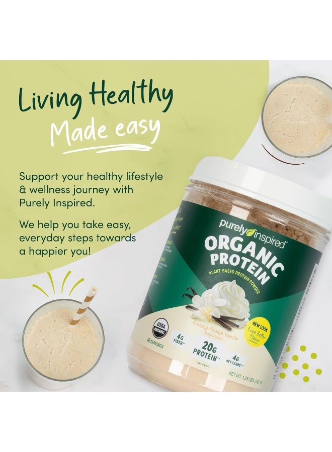purely inspired Organic Protein Nutritional Shake - French Vanilla Flavor 1.25 Lbs Packaging May Vary - Image 5