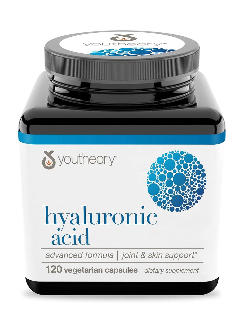 youtheory Hyaluronic acid Advanced Formula 120 Vegetarian Capsules - Image 1
