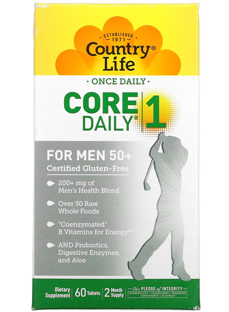 Country Life Core Daily-1 Dietary Supplement- 60 Tablets - Image 1