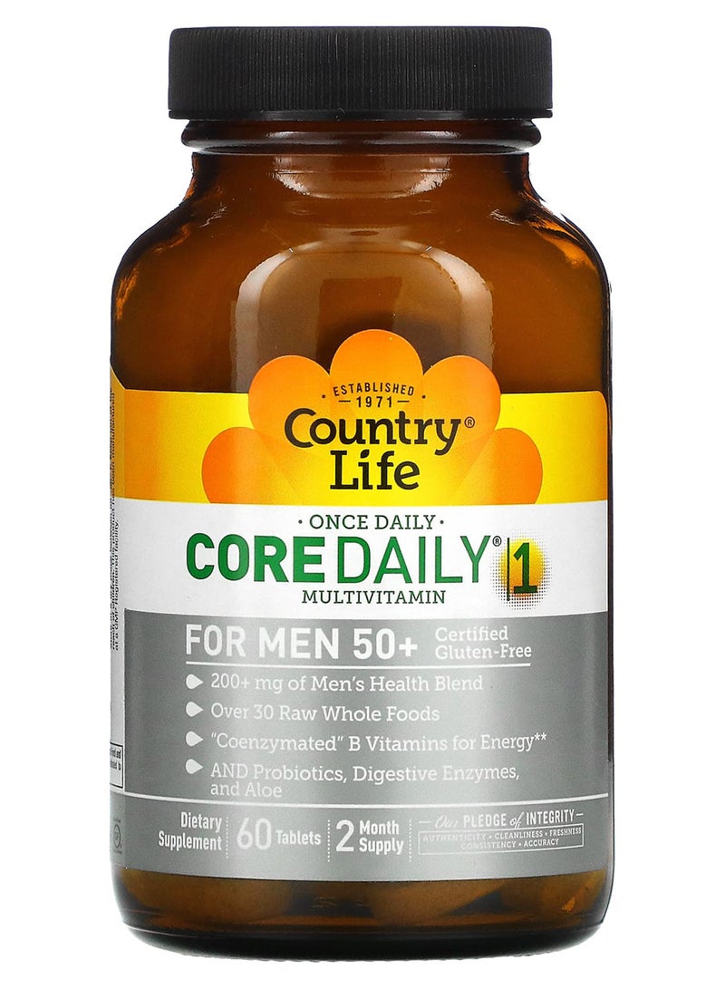 Country Life Core Daily-1 Dietary Supplement- 60 Tablets - Image 3