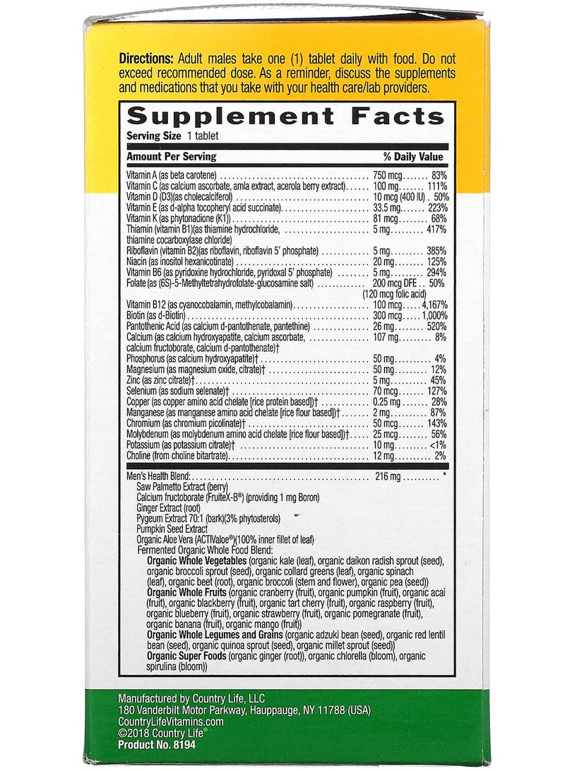 Country Life Core Daily-1 Dietary Supplement- 60 Tablets - Image 2