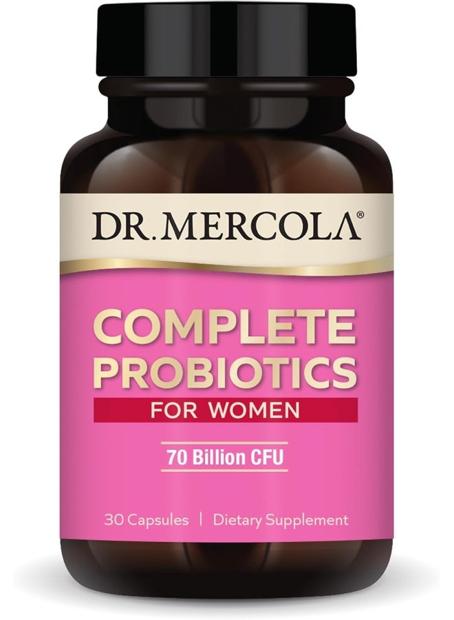 Dr. Mercola Complete Probiotics For Women 70 Billion Cfu 30 Capsules  - Image 1