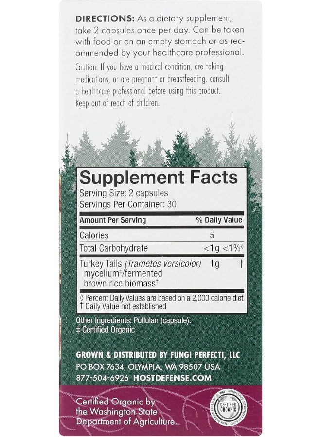 مكمل غذائي توركيش تيل بخلاصة الفطر التركي - العبوة 60 كبسولة نباتية - Image 2