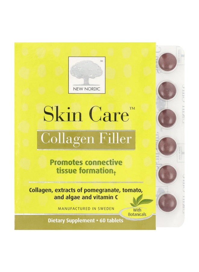 New Nordic - Skin Careâ„¢, Collagen Filler, 60 Tablets - Image 1
