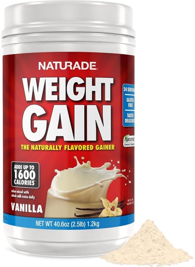 ناتورادي مكمّل غذائي لزيادة الوزن بنكهة الفانيليا. - Image 1