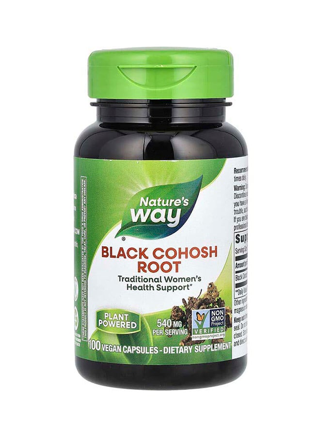 ناتشرز واي مكمل غذائي من جذور كوهوش السوداء تركيز 540 ملجم - 100 كبسولة نباتية - Image 1