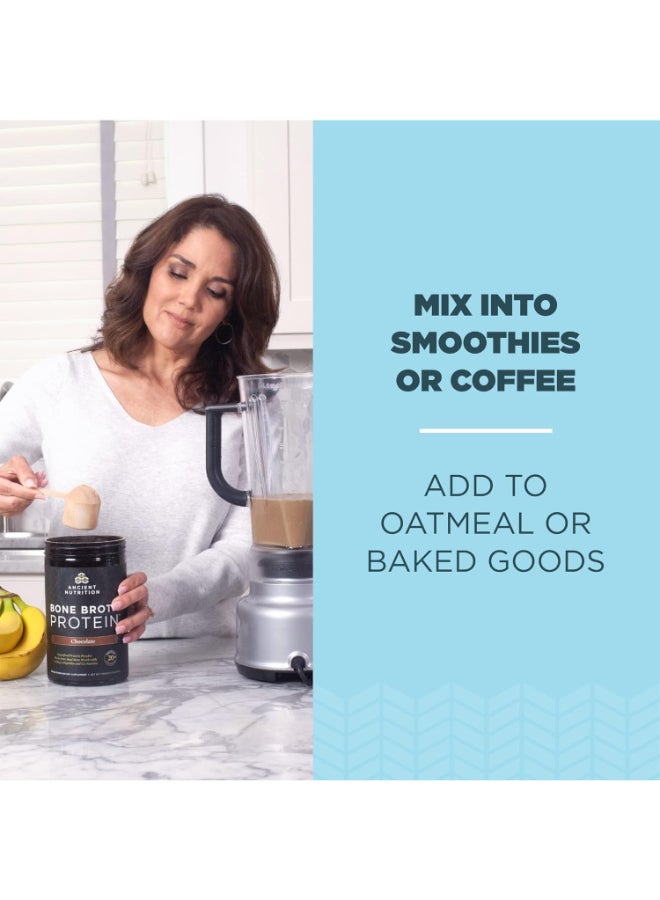 Ancient Nutrition Bone Broth Proteina Chocolate, 1.1 Lb - Image 3