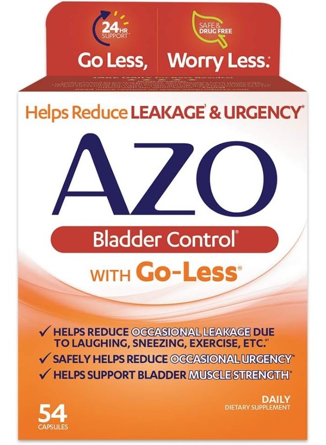 AZO - Bladder Control with Go-Less 54 Capsules - Image 1