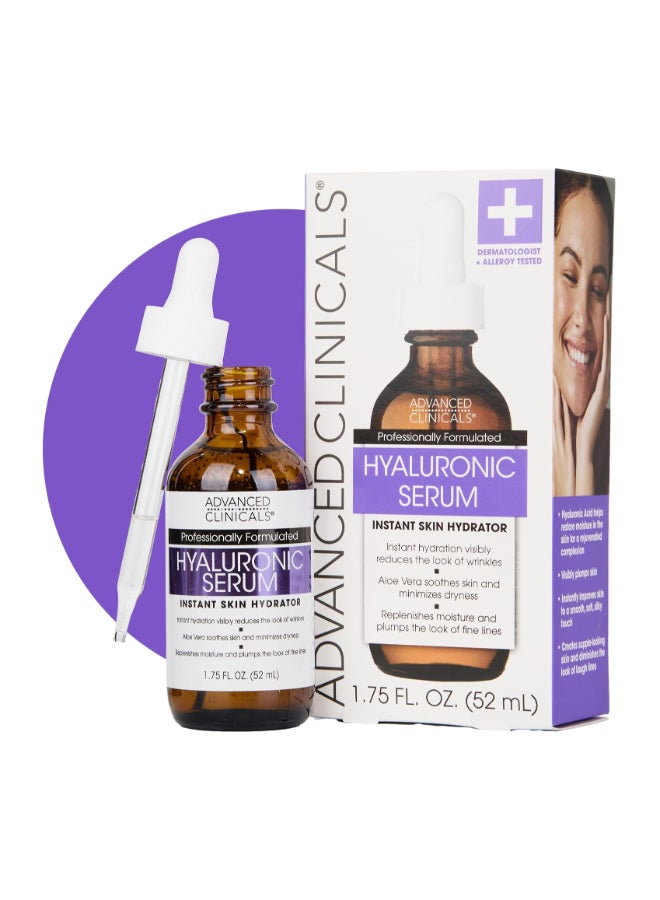 Advanced Clinicals Clinicals Hyaluronic Serum 52ml - Image 1