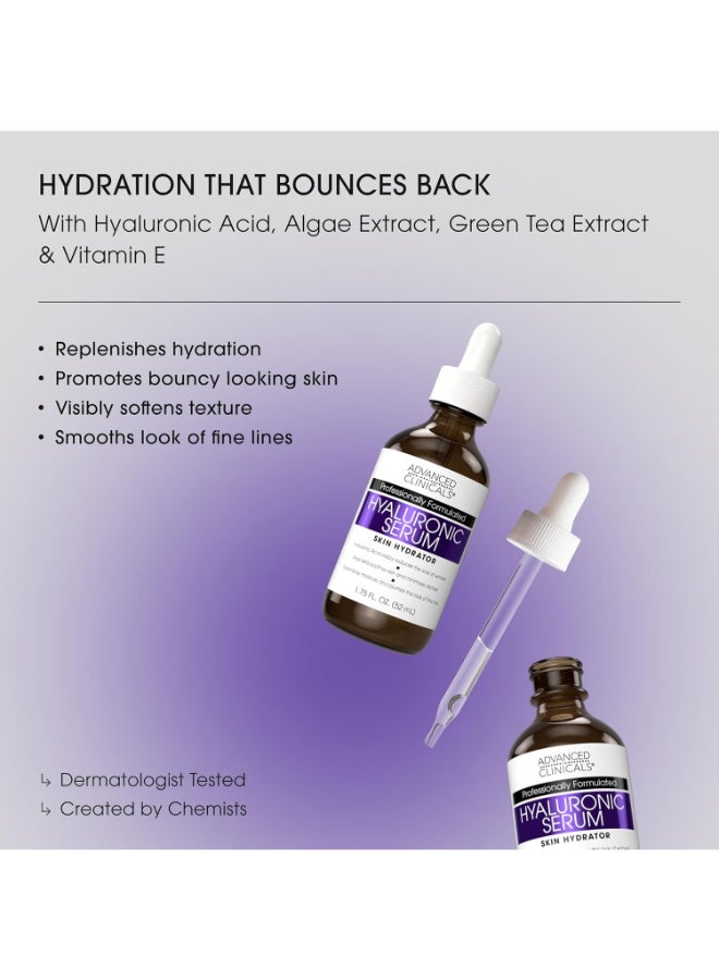 Advanced Clinicals Clinicals Hyaluronic Serum 52ml - Image 2