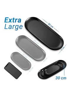 Sharpdo Oval Iron Plate Black 23 x 9.5cm  - Image 3