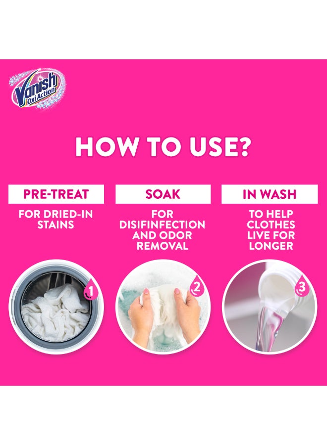 Vanish - Laundry Stain Remover White And Pink Liquid White/Pink 1.8L+500ml - Image 1