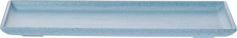 دينويل طبق تقديم مستطيل الشكل بنقشة مرقطة لون أزرق 12بوصة - Image 2