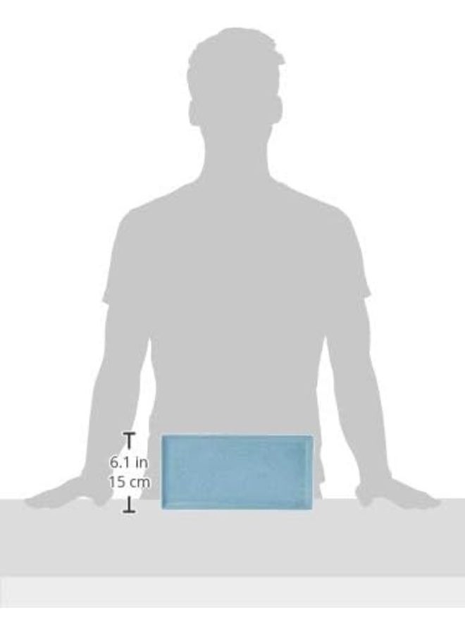 دينويل طبق تقديم مستطيل الشكل بنقشة مرقطة لون أزرق 12بوصة - Image 5