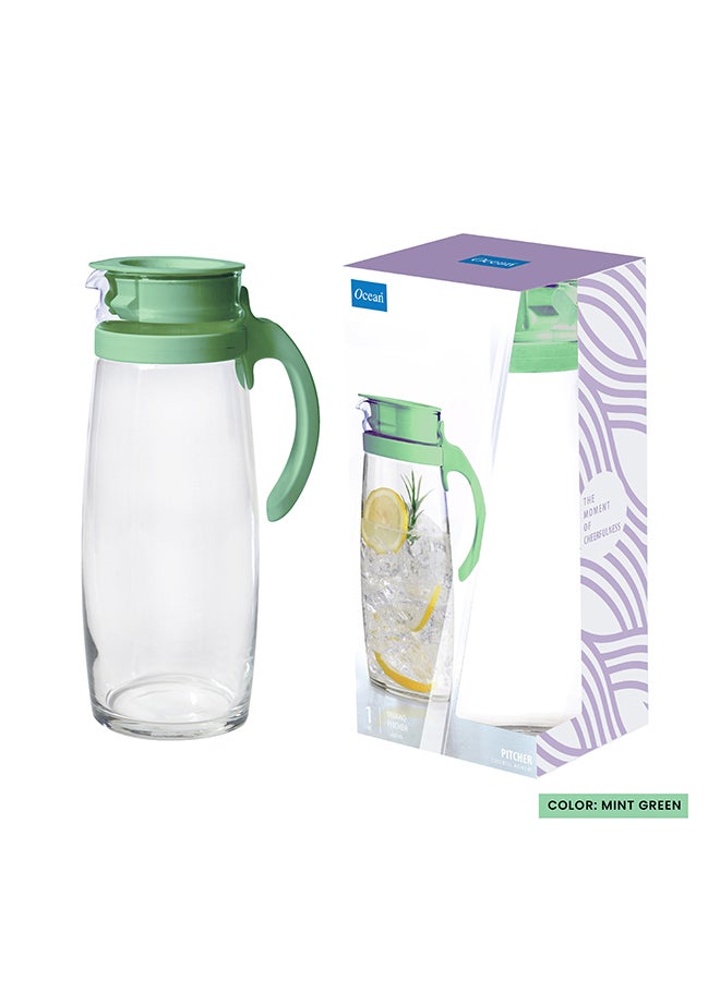 Ocean - Heat Resistant Divano Pitcher Green/Clear 1660ml - Image 1