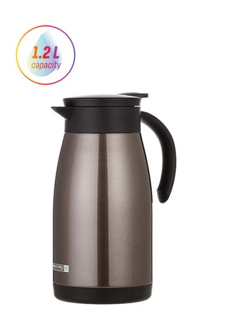 Stainless Steel Vacuum Flask Grey/Black - pnsku/N33228435A/45/_/1742818818/8329f285-ad43-4ea4-9ff7-c49dbba2b4a9