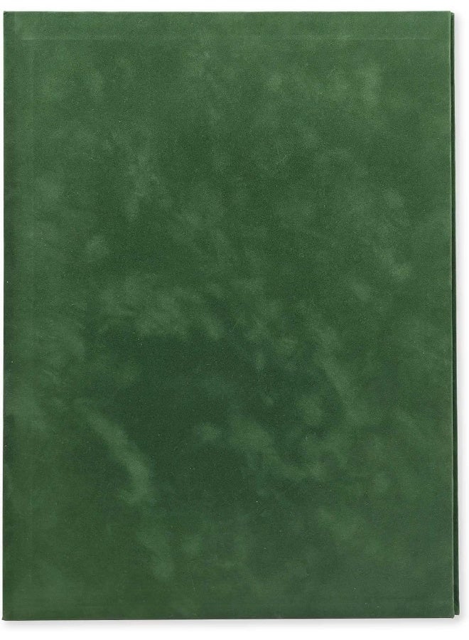 FIS A4 Certificate Folder with Velvet Cover, Green Velvet Green - Image 4
