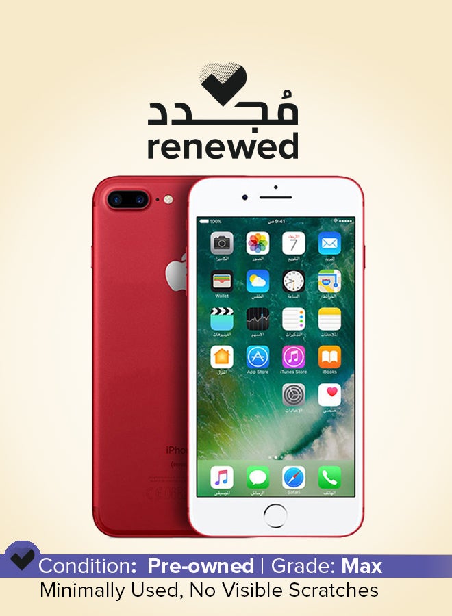 Apple Renewed - iPhone 7 Plus 256GB Red 4G With Facetime - Image 1