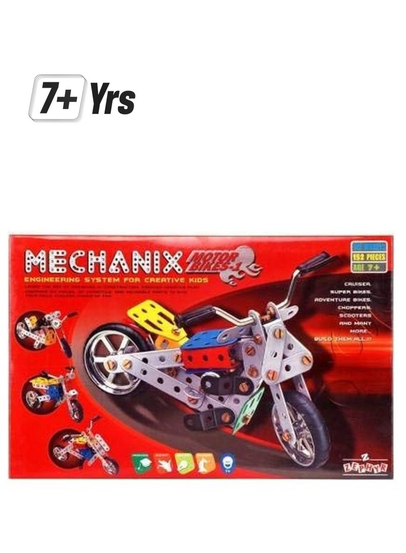 Mechanix - 3601008 152-Pieces Motorbikes Building Set 152 7+ Years - Image 1