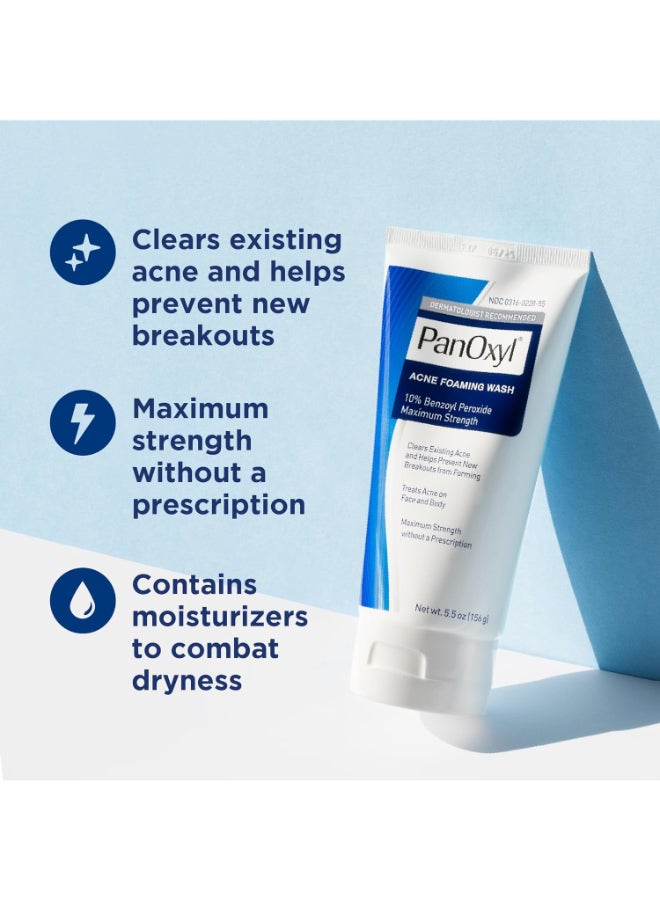 PanOxyl - Pack Of 2 Acne Foaming Wash 156grams - Image 1