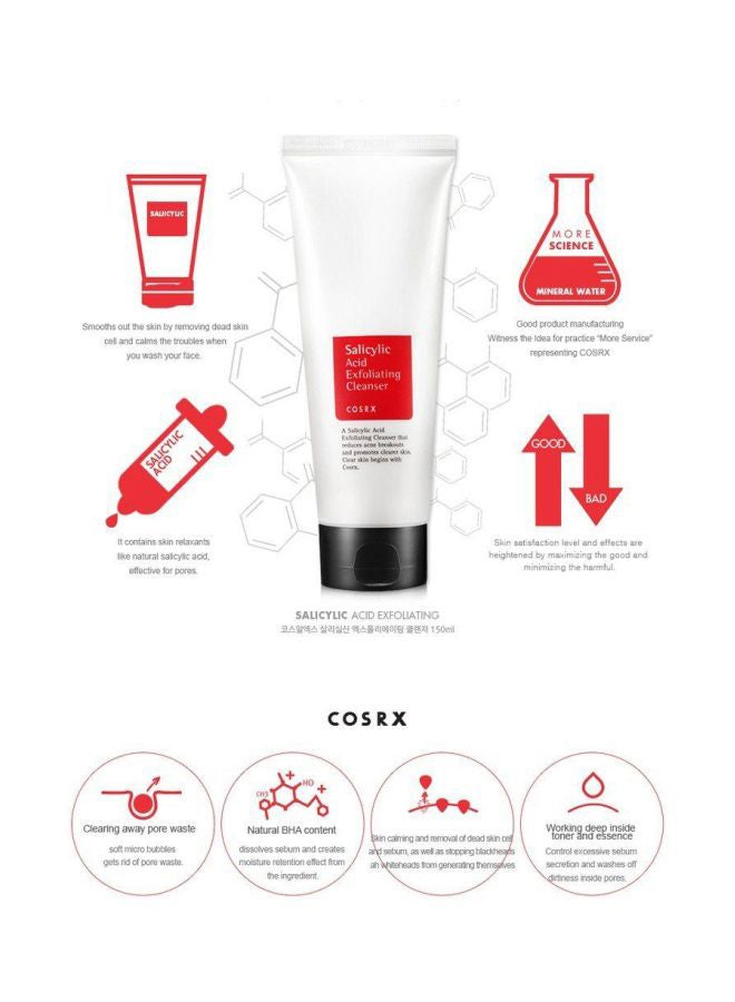 COSRX Salicylic Acid Daily Gentle Cleanser 150ml - Image 4