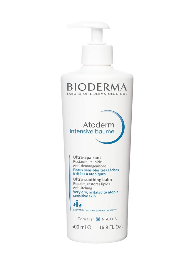 Bioderma Atoderm Intensive Baume Ultra-Soothing Balm for Very Dry, Irritated to Atopic Sensitive Skin 500ml - Image 1