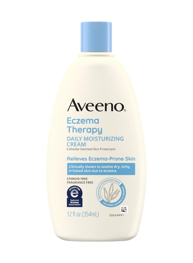 Aveeno Eczema Therapy Daily Moisturizing Cream (12 Oz) 354ml - Image 1