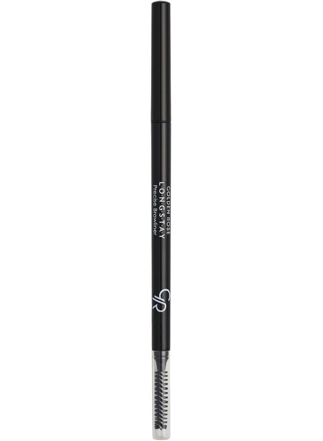 Golden Rose - Longstay Precise Eye Brow Liner 103 Black - Image 1