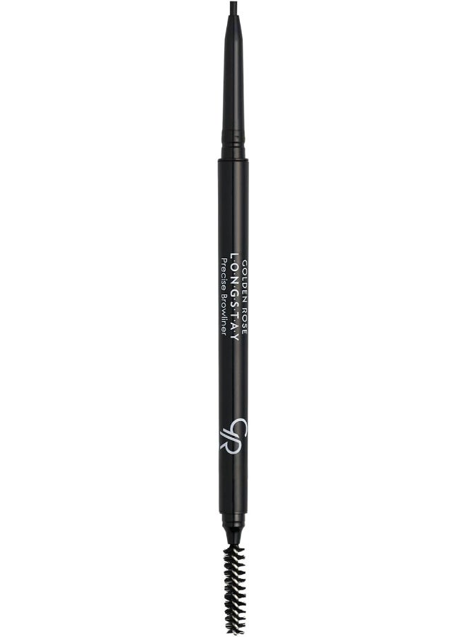 Golden Rose - Longstay Precise Eye Brow Liner 103 Black - Image 1