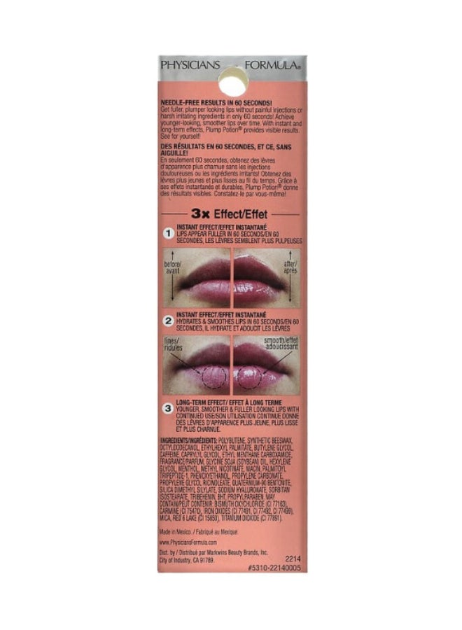 Physicians Formula Plump Potion Needle-Free Lip Plumping Cocktail Pink Crystal - Image 3
