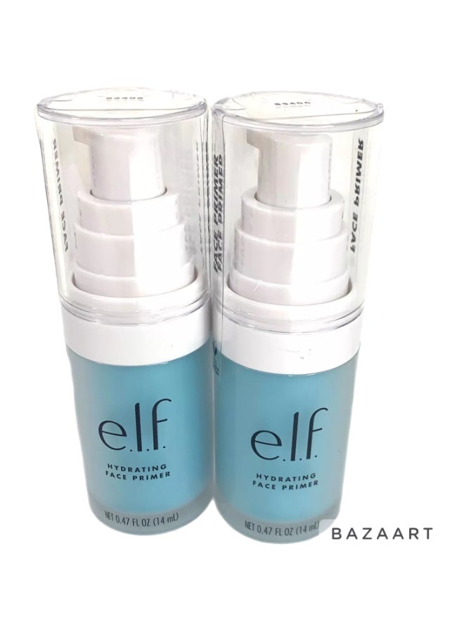 e.l.f. Pack Of 2 Hydrating Face Primer 2x 14ml White  - Image 1