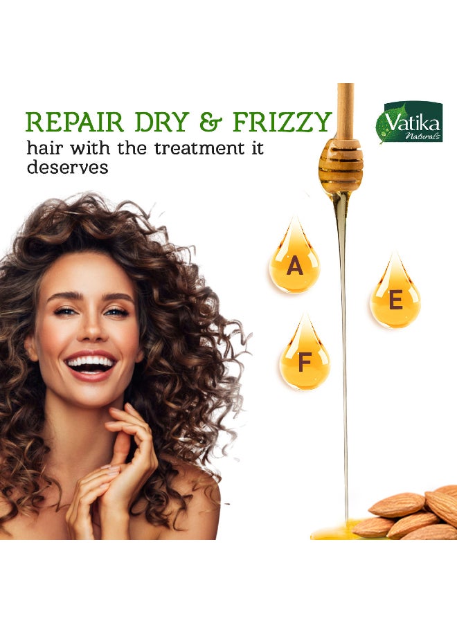 VATIKA Vatika Naturals Smooth & Silky Oil Replacement| Almond, Coconut & Sesame | For Dry & Rough Hair | Non-Sticky & Non-Greasy 200ml  - Image 4