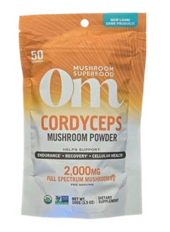 Om Organic Mushroom Nutrition Cordyceps Mushroom Powder 3.5 oz Packaging May Vary  - Image 1