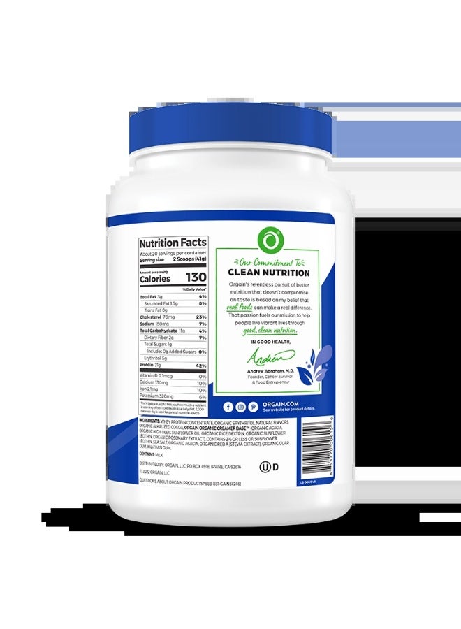 Orgain Grass Fed Whey Protein Powder, Creamy Chocolate Fudge (1.82 LB) - Image 5