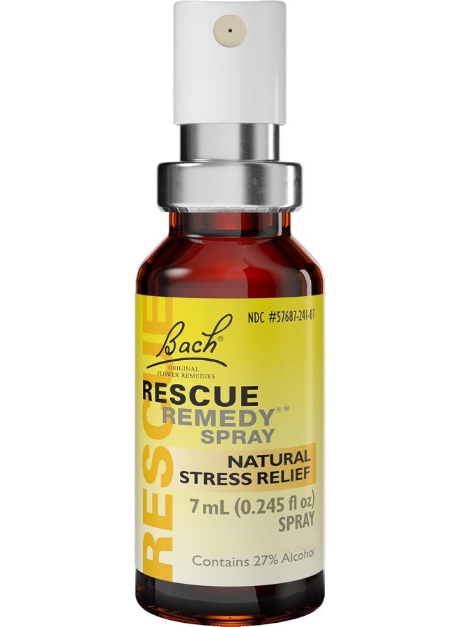 Bach Rescue Remedy Spray, Natural Stress Relief, 7 ml  - Image 1