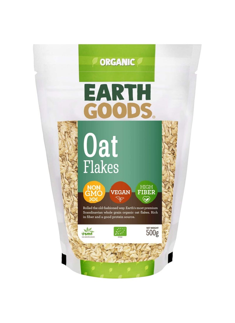 Earth Goods Oat Flakes 500grams - Image 1