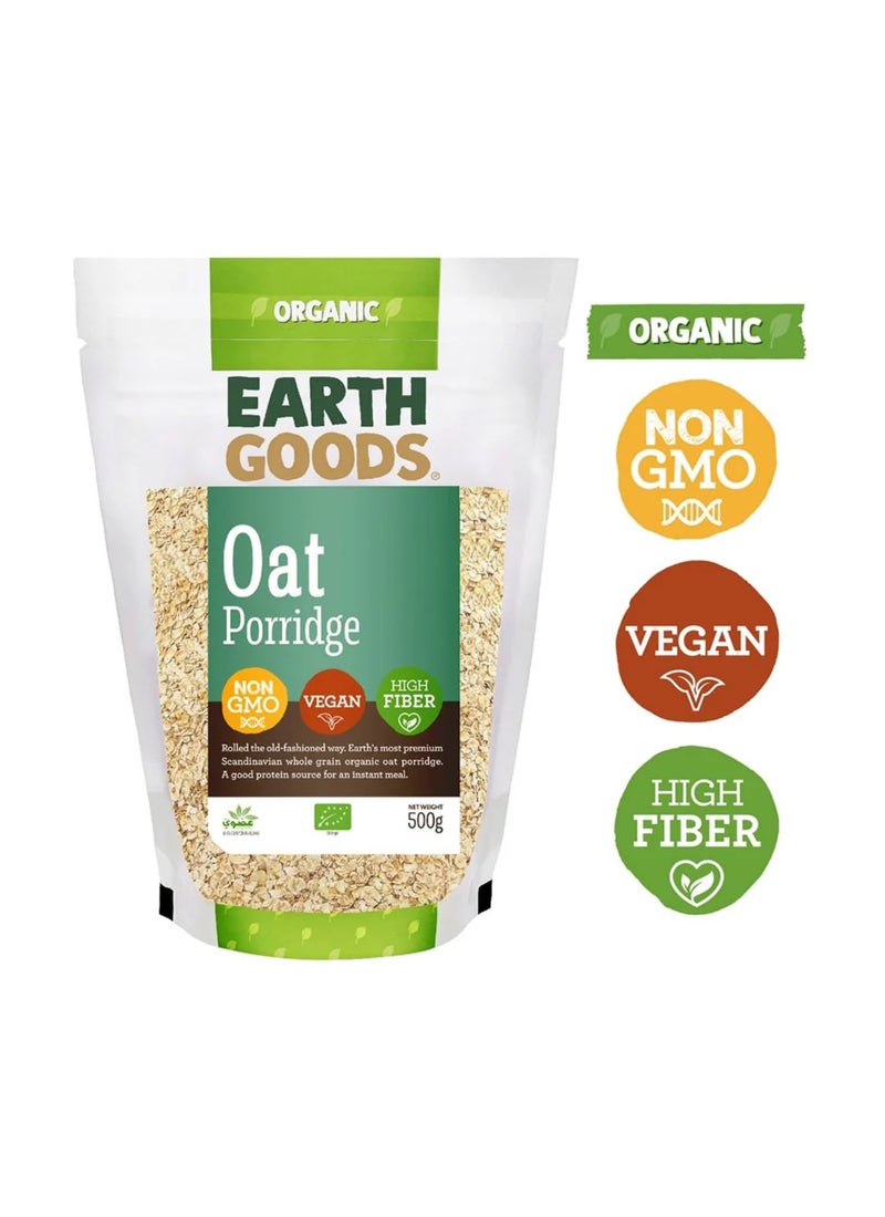 Earth Goods Organic Oat Porridge 500grams  - Image 1