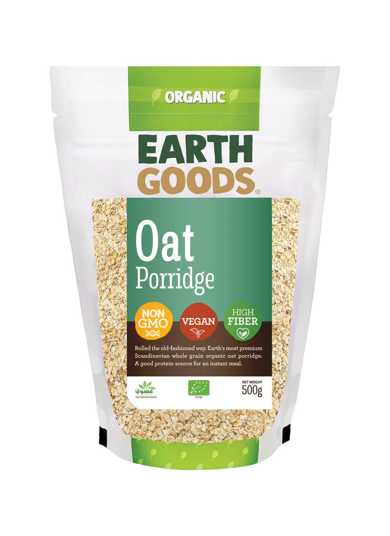 Earth Goods Organic Oat Porridge 500grams - Image 1