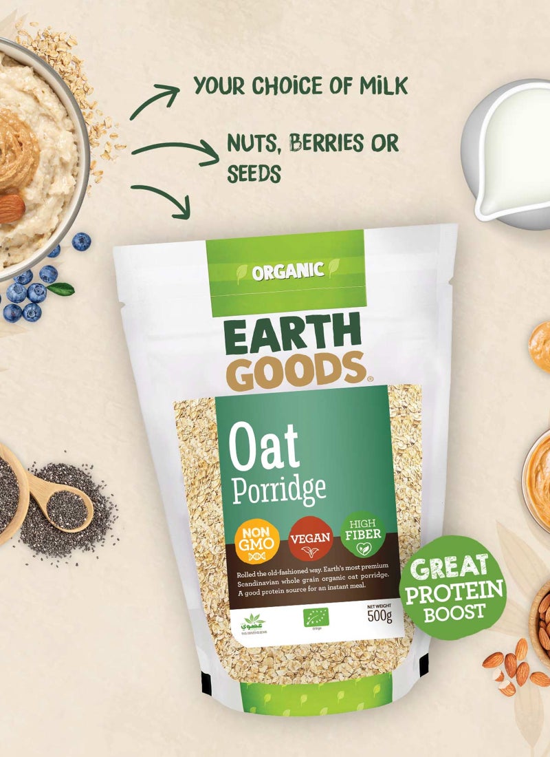 Earth Goods Organic Oat Porridge 500grams - Image 3