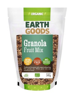 Earth Goods Organic Gluten-Free Fruit Granola Mix 340grams  - Image 1