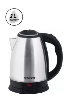 Scarlett Electric Kettle 2 L SC1818 Silver/Black  - Image 1