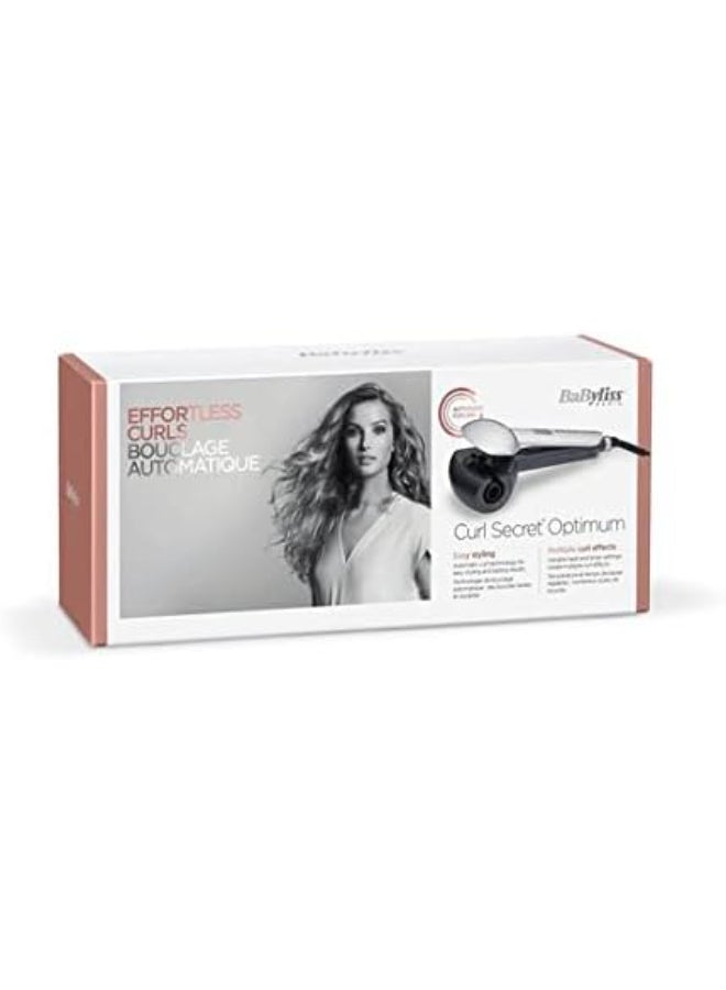 Hair Curler | Auto Curling Technology For Effortless Curls | Optimum Ionic And Ceramic Technology | Fast And Efficient Curling Performance & Salon-quality Results At Home | C1600SDE Silver
