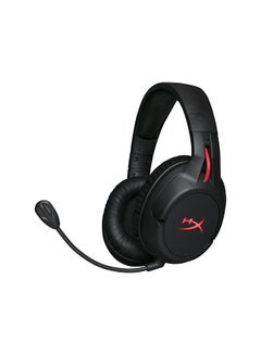 HyperX Cloud Flight - Wireless Gaming Headset, with Long Lasting Battery Up to 30 hours of Use, Detachable Noise Cancelling Microphone, Red LED Light, Bass, Comfortable Memory, Black